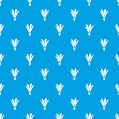  Nature flower pattern vector seamless blue repeat for any use