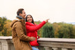 © Pixel-Shot - Loving young couple on romantic date in autumn park