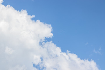 blue sky and clouds
