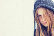 Portrait of 12 years old teenage girl outdoor
