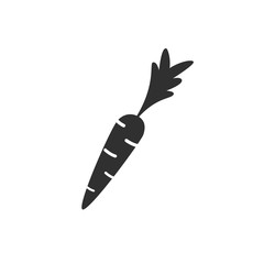 black carrot with long leaf icon