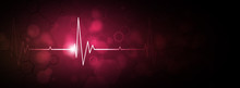 Heartbeat Red Background