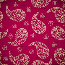 Bright Pattern With Paisley.