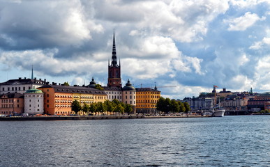 Fototapete - View on Stockholm. Sweden capital