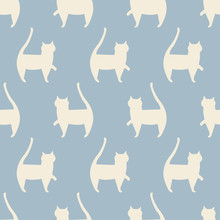 Solid Cat Pattern Seamless Cat Pattern Art Free Stock Photo - Public Domain Pictures