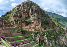 Ollantaytambo - Old Inca Fortress In The Sacred Valley In Andes, Cusco, Peru