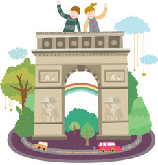 Attractions of triumphal arch