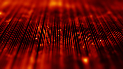 Poster - abstract red geometrical background . connection structure. science background. futuristic technolog