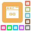 © botond1977 - Browser link rounded square flat icons