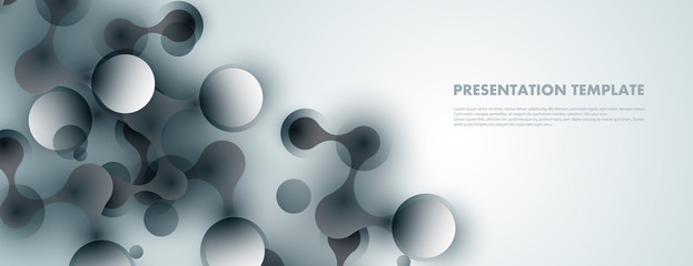 Molecular structures background and technology vector illustration