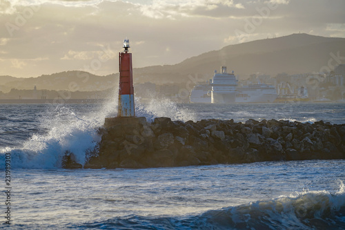 storm in the bay