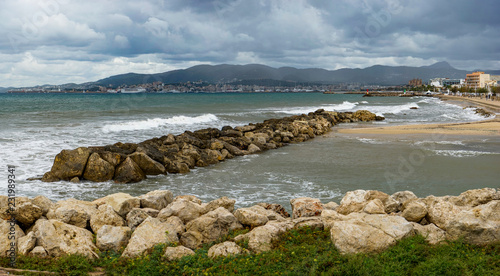storm in the bay