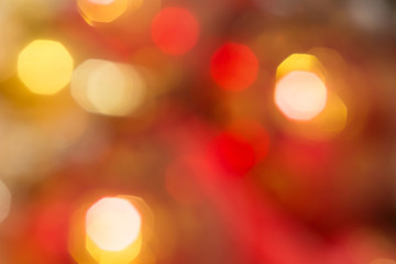 Wall Mural - Orange and red bokeh. The background with boke. Abstract texture