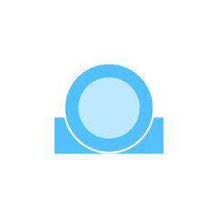 Aufkleber - badge, label icon. Element of material arrow symbol icon for mobile concept and web apps. Color badge, label icon can be used for web and mobile