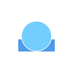 Aufkleber - badge, label icon. Element of material arrow symbol icon for mobile concept and web apps. Color badge, label icon can be used for web and mobile