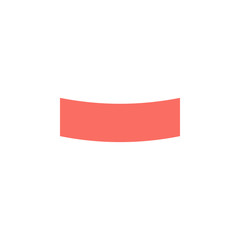 Aufkleber - badge, ribbon icon. Element of material arrow symbol icon for mobile concept and web apps. Color badge, ribbon icon can be used for web and mobile