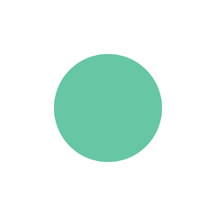 Poster - circle, round icon. Element of material arrow symbol icon for mobile concept and web apps. Color circle, round icon can be used for web and mobile