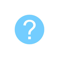 Aufkleber - faq, help icon. Element of material arrow symbol icon for mobile concept and web apps. Color faq, help icon can be used for web and mobile