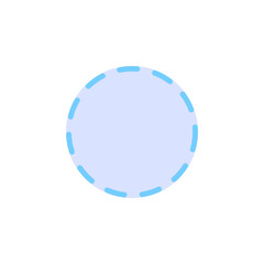 Poster - stroke, dots, badge icon. Element of material arrow symbol icon for mobile concept and web apps. Color stroke, dots, badge icon can be used for web and mobile