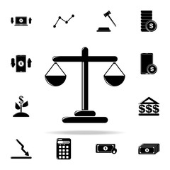 Poster - Libra icon. Finance icons universal set for web and mobile