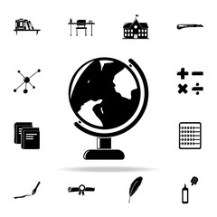 Poster - globe icon. Education icons universal set for web and mobile