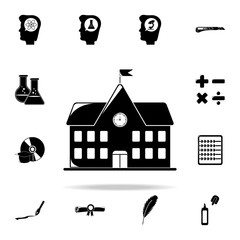 Poster - school icon. Education icons universal set for web and mobile