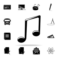 Poster - note icon. Education icons universal set for web and mobile