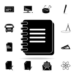 Poster - notebook icon. Education icons universal set for web and mobile