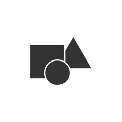 Poster - geometric shapes isolated simple icon