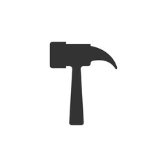 Poster - hammer  isolated simple icon