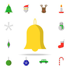 Poster - bell icon. CHRISMAS icons universal set for web and mobile