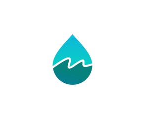 Sticker - Water drop logo