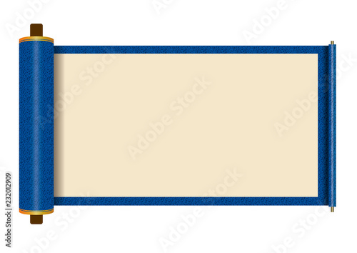 イラスト素材 巻物 無地 青 背景なし 巻子本 巻子装本 Scroll Buy This Stock Illustration And Explore Similar Illustrations At Adobe Stock Adobe Stock