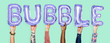 © Rawpixel.com - Hands holding bubble word in balloon letters