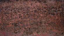 Red Rusty Iron Industrial And Grunge Background