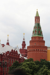 The Corner Arsenalnaya Tower of the Moscow Kremlin