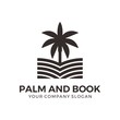 Palm and book logo