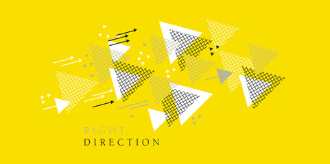 Dynamic and direction geometric  concept