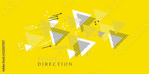 Dynamic and direction geometric  concept