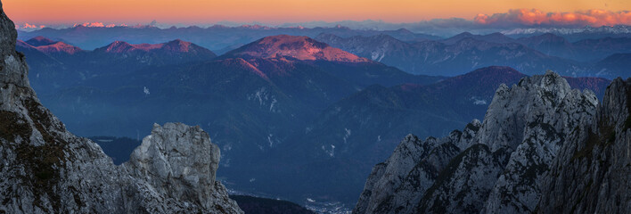 Wall Mural - Julian Alpes in Slovenia