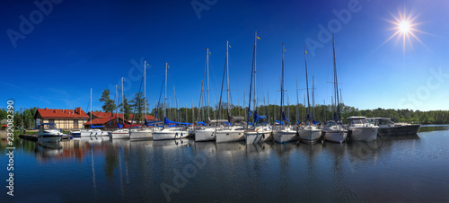 Mazury-Yacht Port Piękna Góra k.Giżycka
