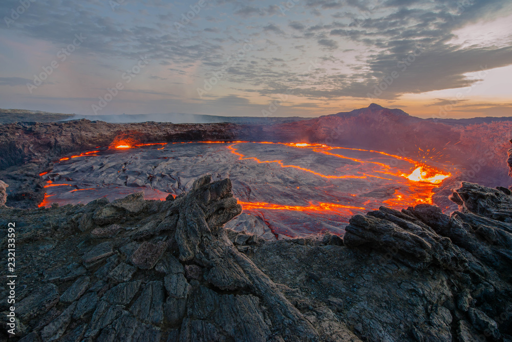 Awash Volcano Ertale is the most active volcano of Ethiopia. This is one of the five ...