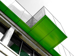 Modern Building in Green