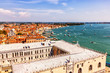Doge's Palace and the Venetian Lagoon, view from San Marco Campanile