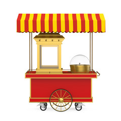 Wall Mural - Food Cart Isolated