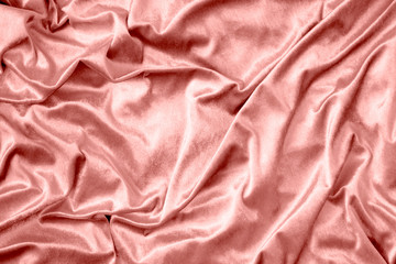 Pink shiny silk fabric texture