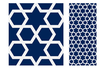Wall Mural - tiles Portuguese patterns antique seamless design in Vector illustration vintage