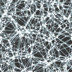Wall Mural - lattice structure. science or technology background. 3d grid surface. abstract vector illustration.