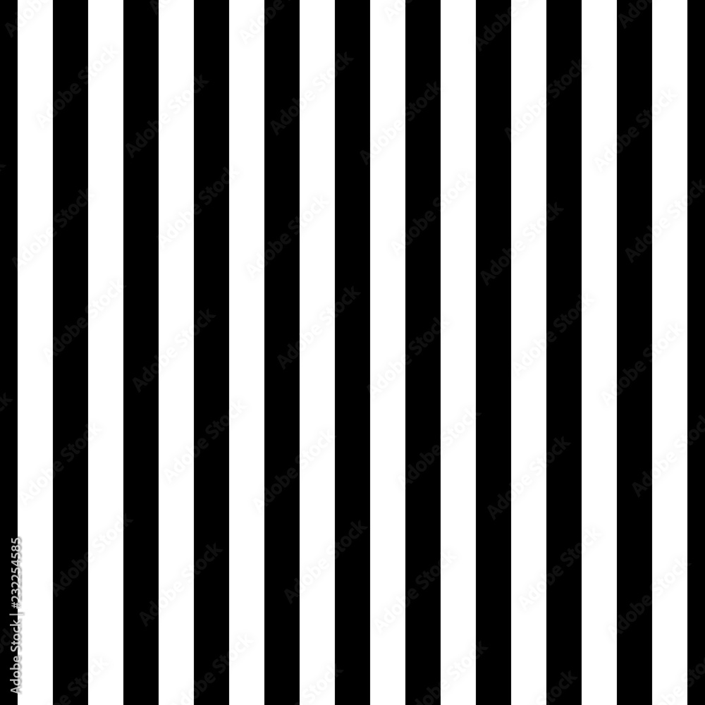 Seamless vector vertical stripe pattern black and white. Design for ...