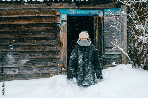 house snow girl jacket